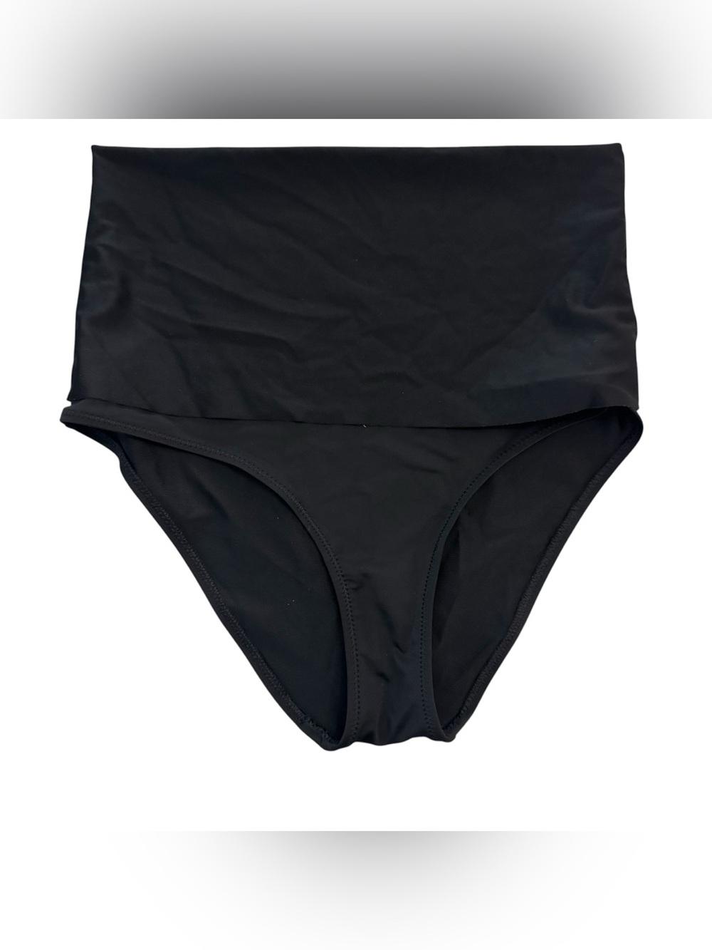 aerie Black High-Waisted Full Coverage Bikini Bottom Sz XL NWT